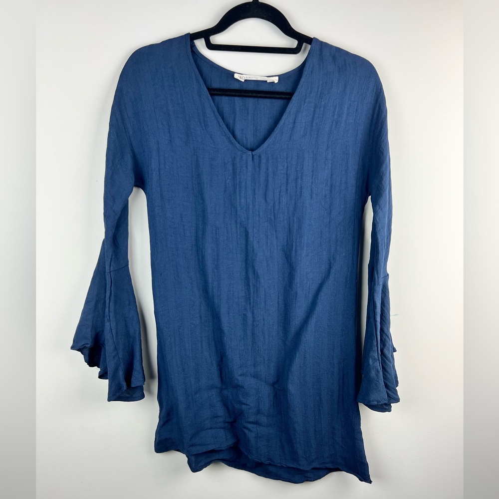 MORRISDAY‎ THE LABEL Chic Navy V-Neck Women's Tunic